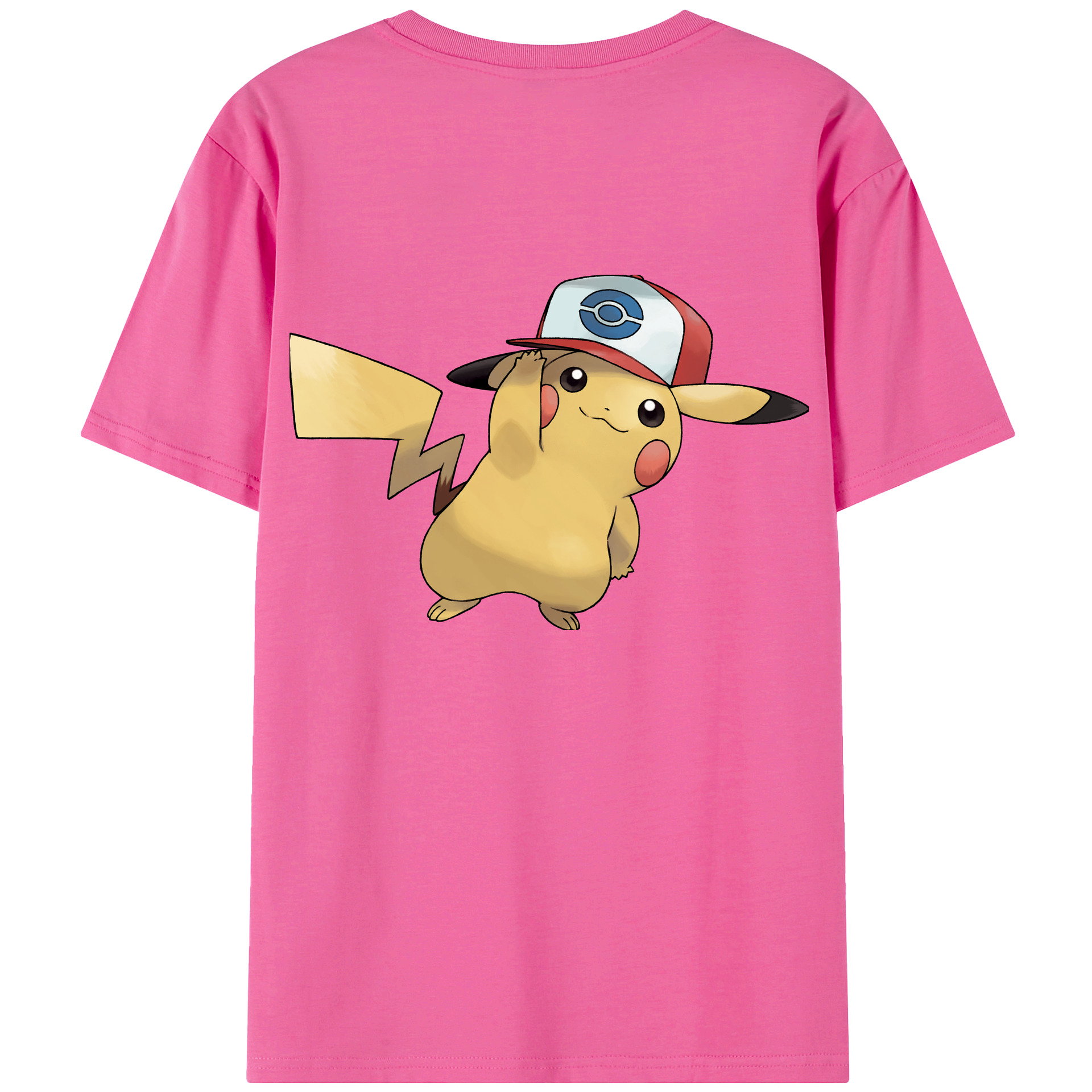 （画像用） ポケットモンスター Pokémon レディース半袖Tシャツ(バックプリント)